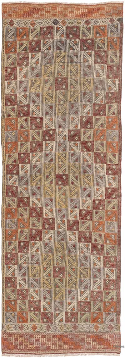 Vintage Anatolian Jijim Runner - 2' 6" x 7' 1" (30" x 85")