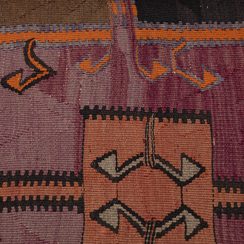 Vintage Kars Kilim Yolluk - 99 cm x 440 cm - K0083832