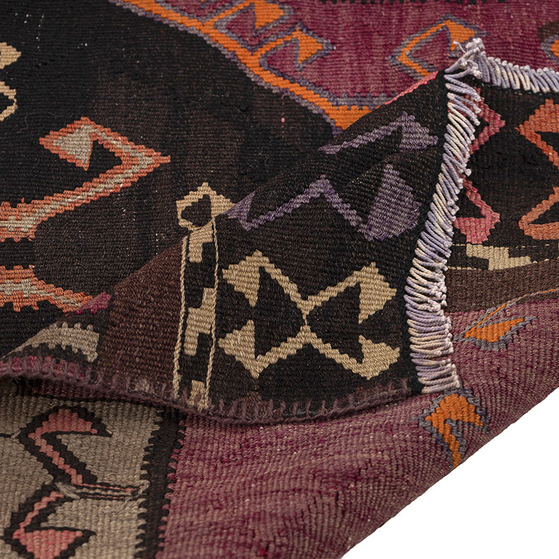 Vintage Kars Kilim Yolluk - 99 cm x 440 cm - K0083832