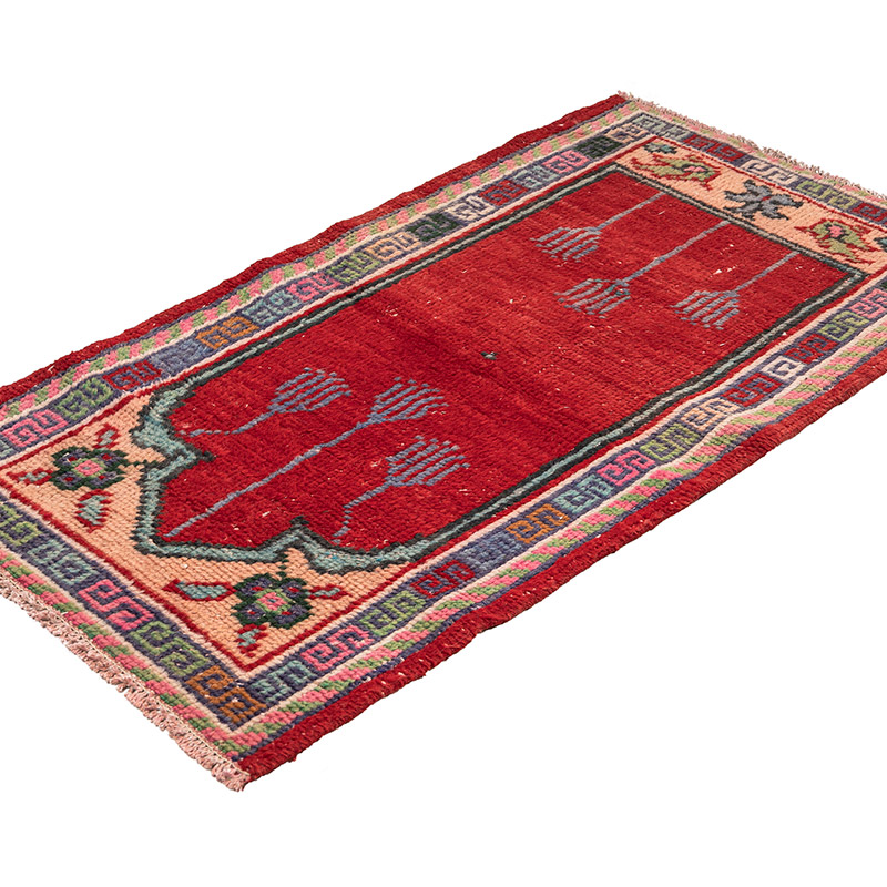 Vintage Turkish Hand-Knotted Rug - 2' 3" x 4' 3" (27" x 51") - K0083833