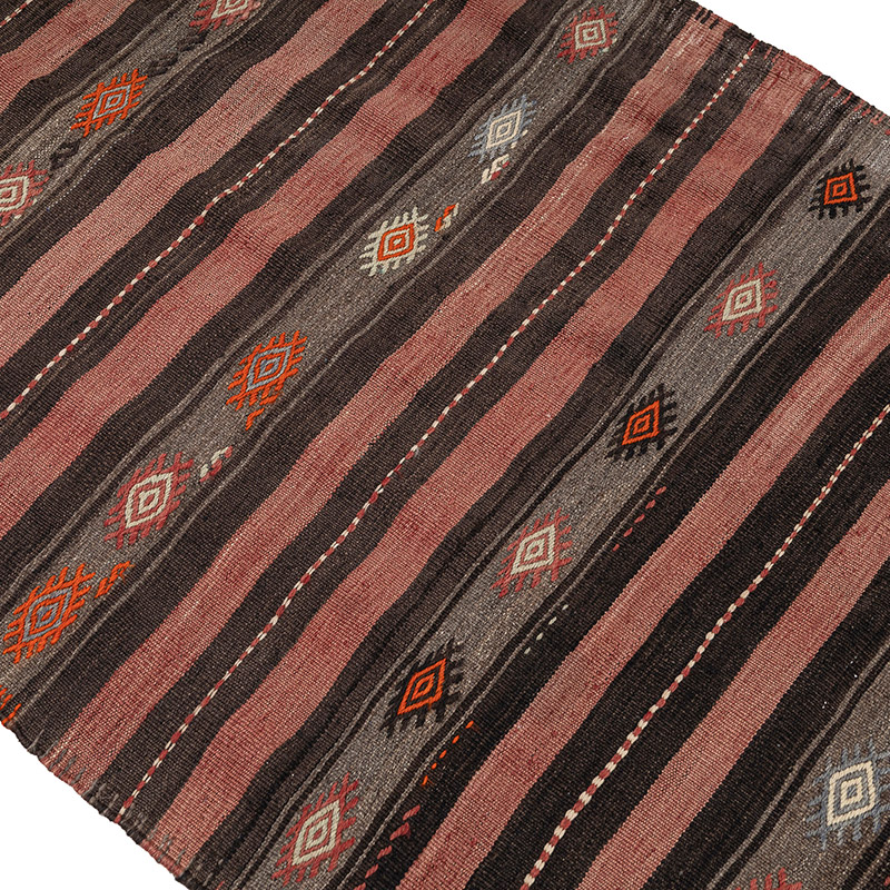 Vintage Marash Kilim Runner - 3' 2" x 11' 7" (38" x 139") - K0083834