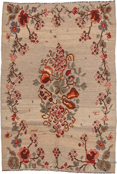Alfombra Vintage Karabaj Kilim - 148 cm x 217 cm