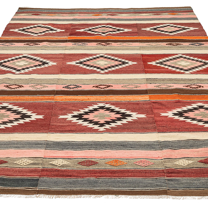 Alfombra Vintage Manisa Kilim - 200 cm x 270 cm - K0083838