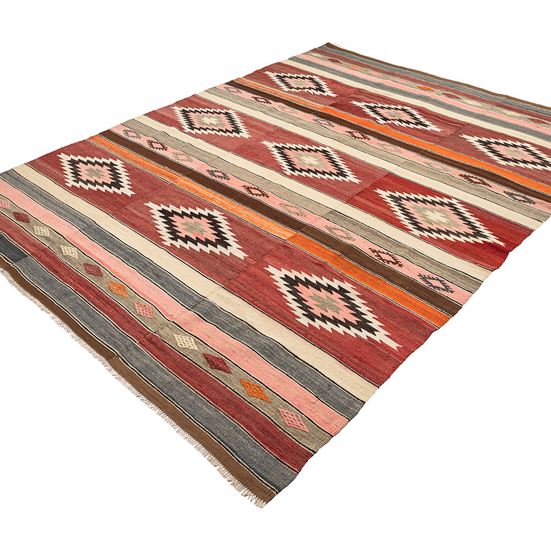 Alfombra Vintage Manisa Kilim - 200 cm x 270 cm - K0083838