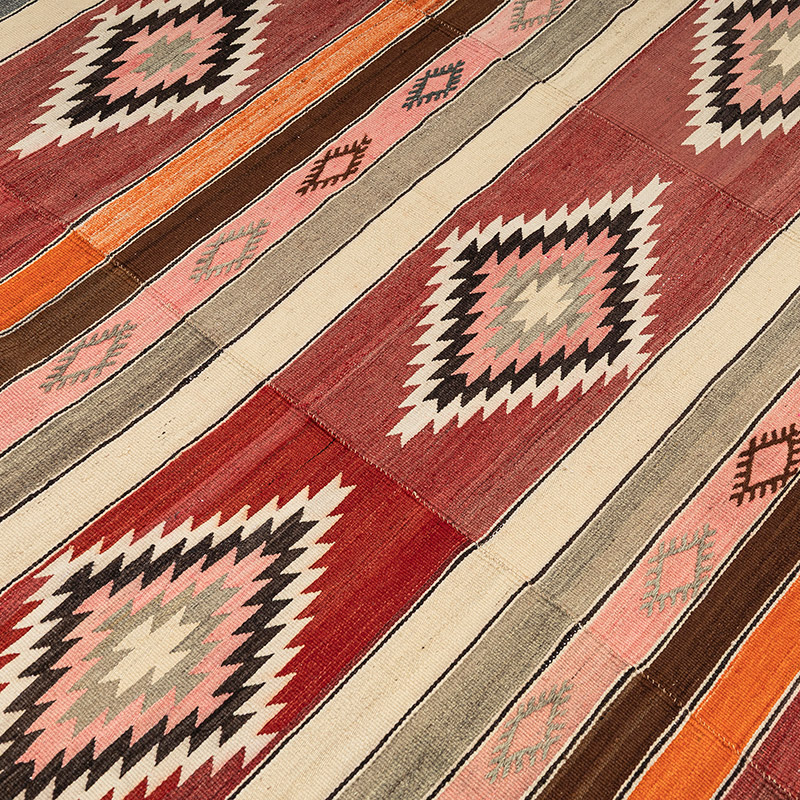 Alfombra Vintage Manisa Kilim - 200 cm x 270 cm - K0083838