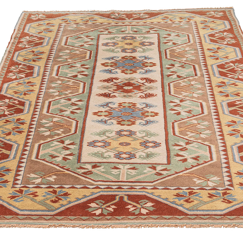 El Dokuma Vintage Halı - 131 cm x 200 cm - K0083842