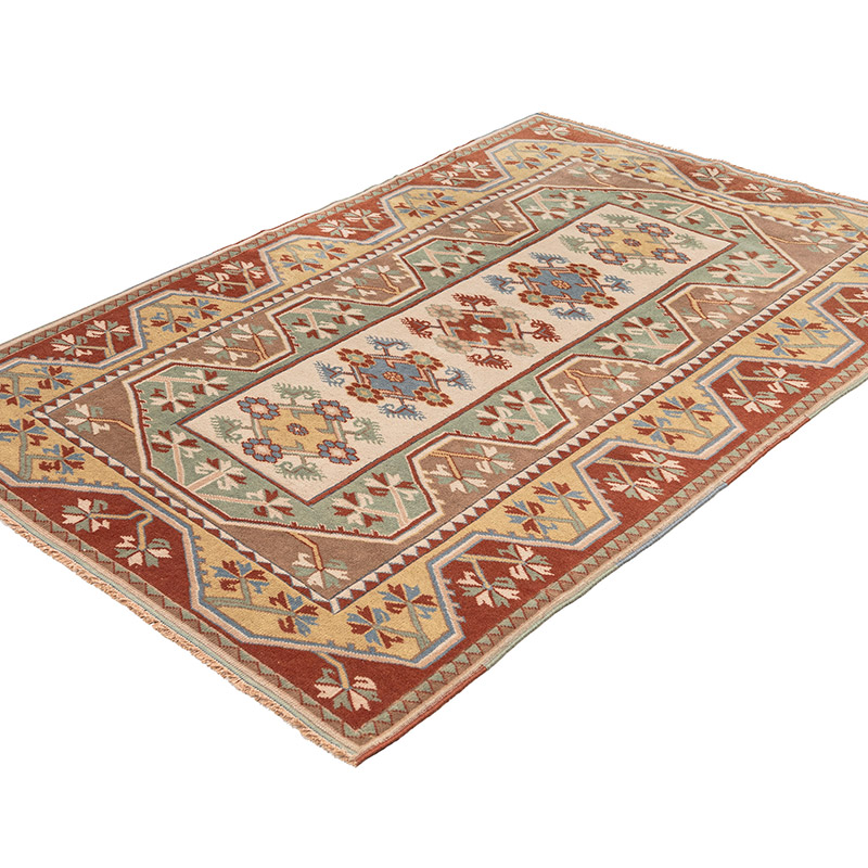 El Dokuma Vintage Halı - 131 cm x 200 cm - K0083842