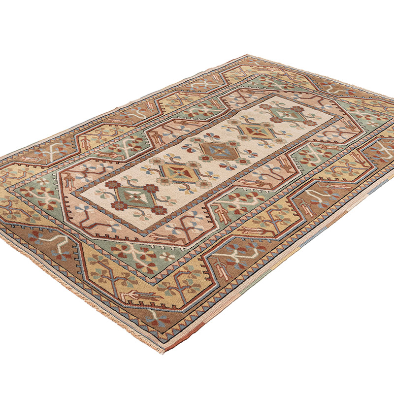 Vintage Turkish Hand-Knotted Rug - 4' 4" x 6' 4" (52" x 76") - K0083843