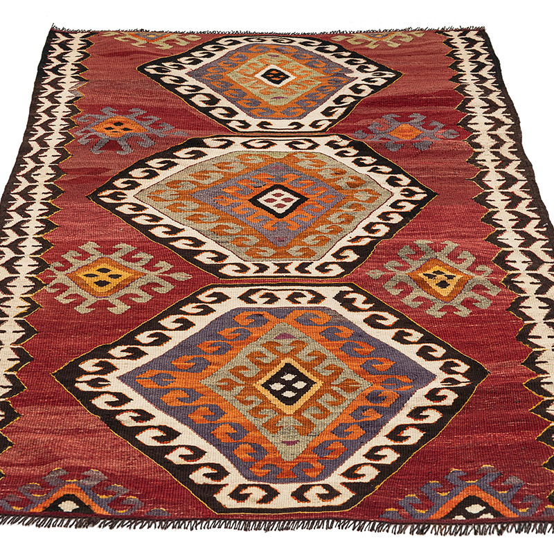 Alfombra Vintage Mut Kilim - 107 cm x 185 cm - K0083847