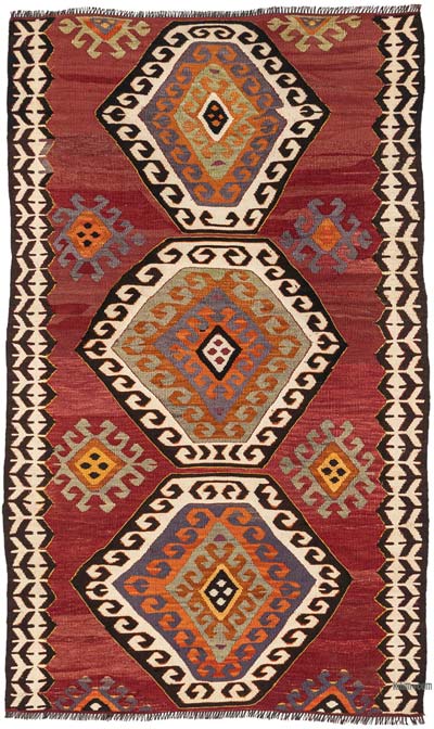 Alfombra Vintage Mut Kilim - 107 cm x 185 cm