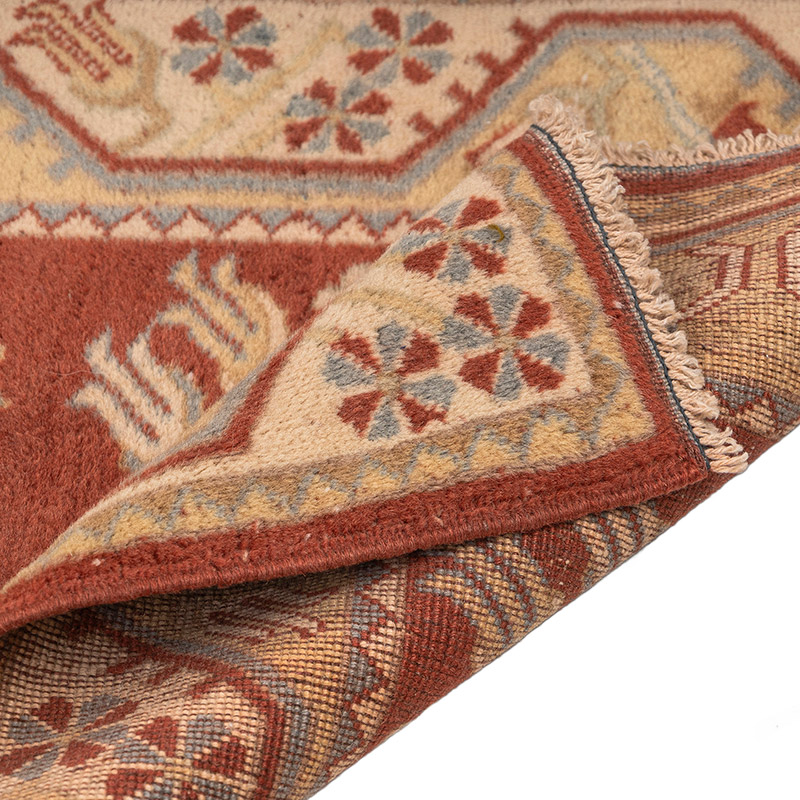 Pasillo Vintage Turco Anudado a Mano - 75 cm x 270 cm - K0083850