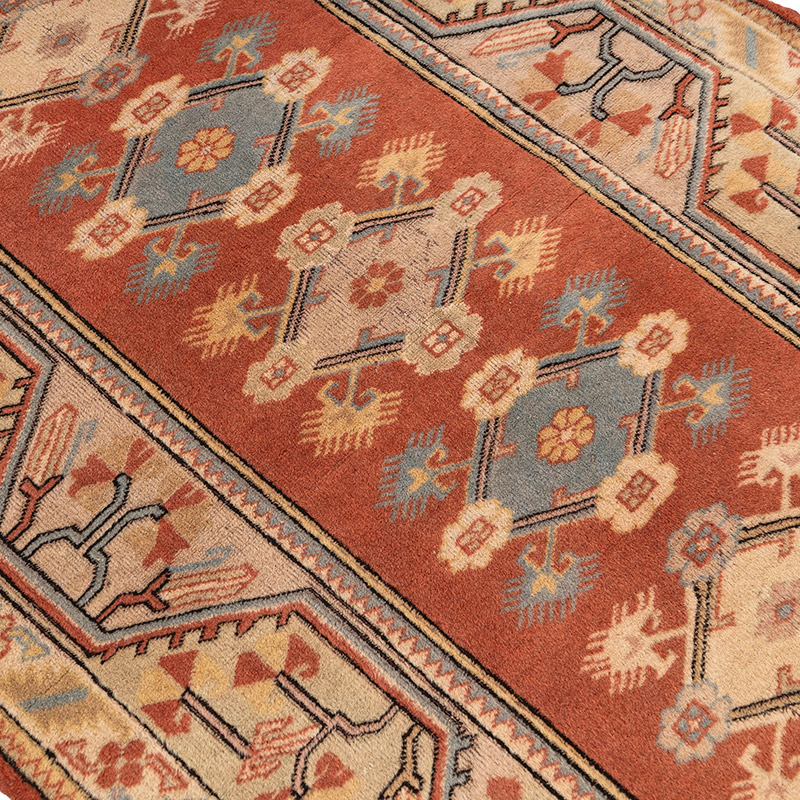 Alfombra Vintage Turca Anudada a Mano - 118 cm x 182 cm - K0083851