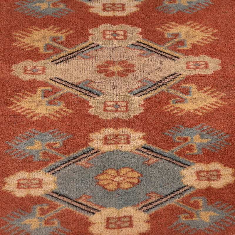 Alfombra Vintage Turca Anudada a Mano - 118 cm x 182 cm - K0083851