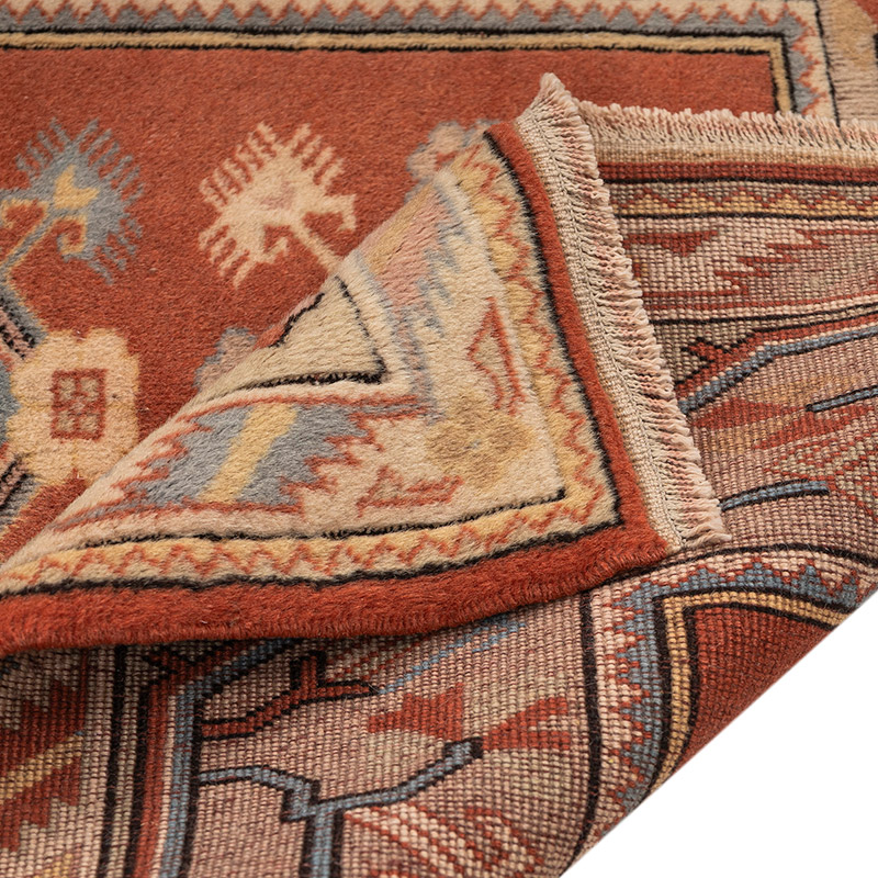 Alfombra Vintage Turca Anudada a Mano - 118 cm x 182 cm - K0083851
