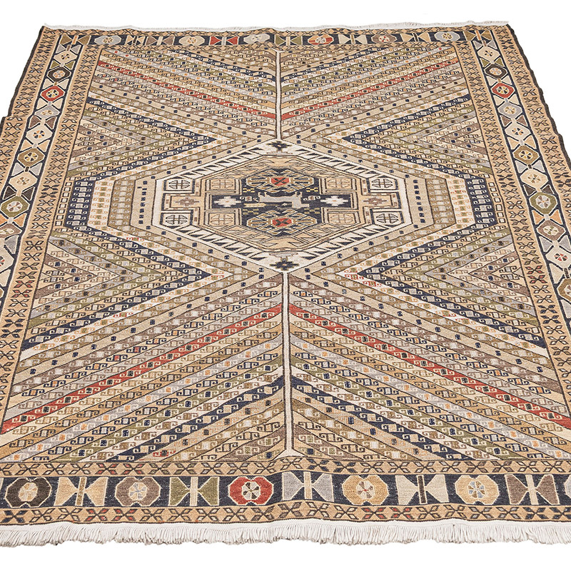Vintage Şahsavan Sumak Kilim - K0083852