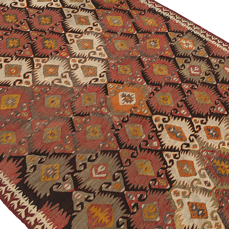 Vintage Mut Kilim Rug - 4' 10" x 11' 8" (58" x 140") - K0083854