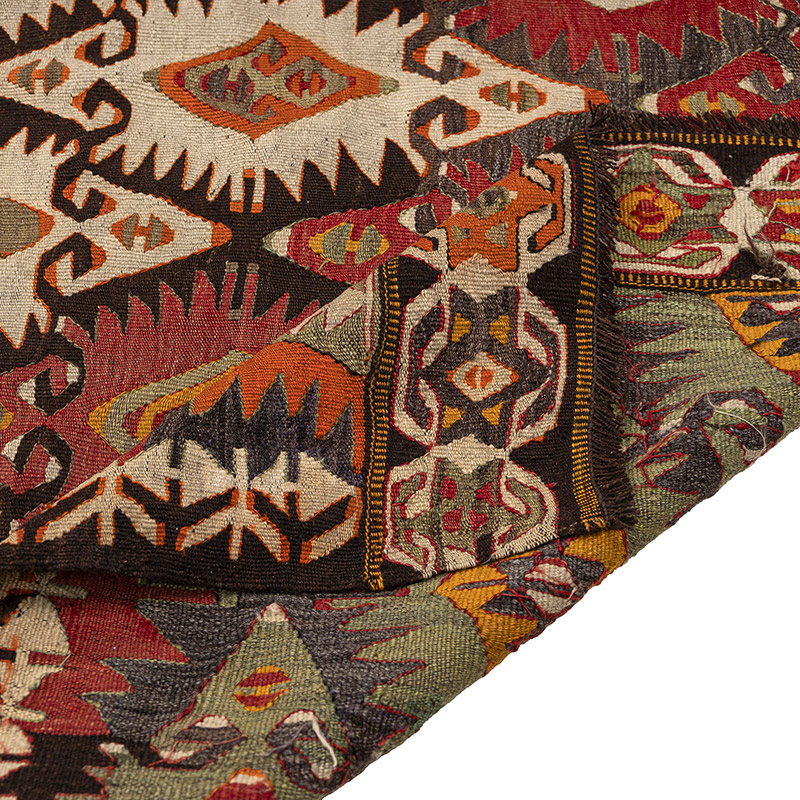 Vintage Mut Kilim Rug - 4' 10" x 11' 8" (58" x 140") - K0083854