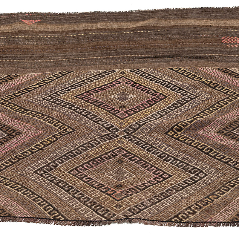 Vintage Bayburt Kilimi - 109 cm x 126 cm - K0083859