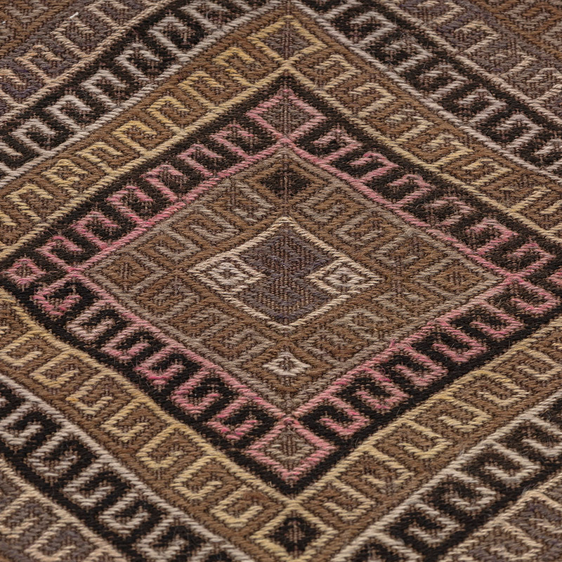 Vintage Bayburt Kilimi - 109 cm x 126 cm - K0083859