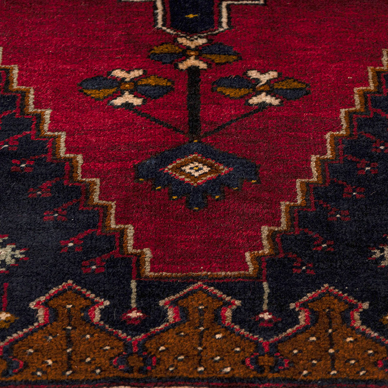Vintage Turkish Hand-Knotted Rug - 3' 10" x 7' 5" (46" x 89") - K0083860