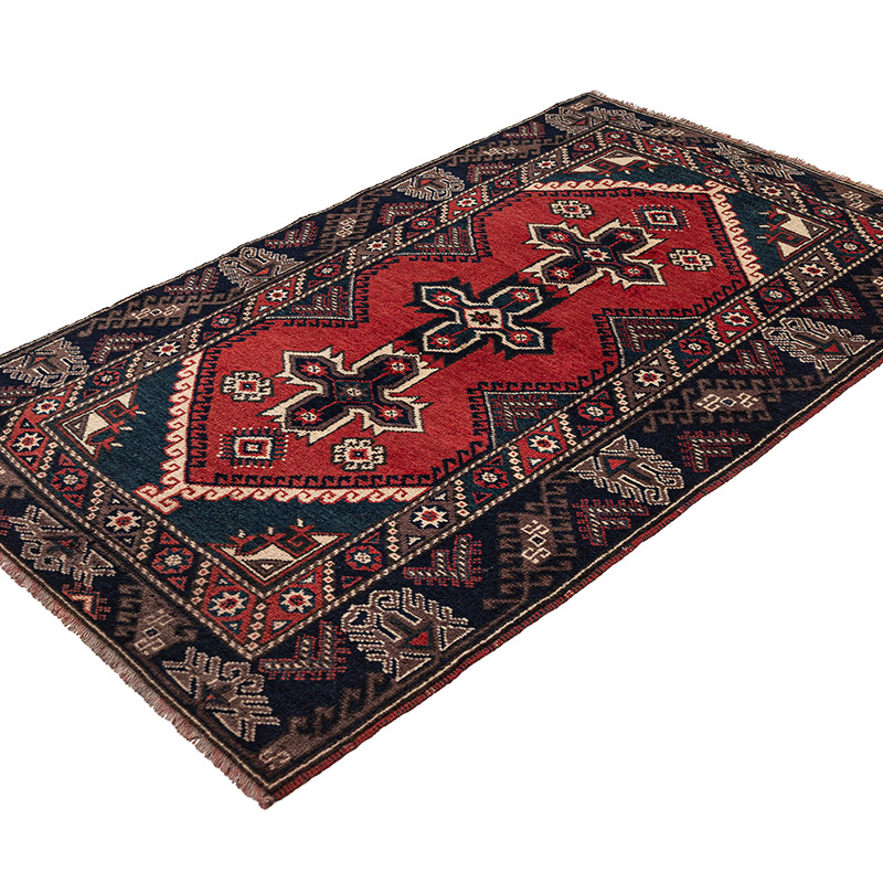 El Dokuma Vintage Halı - 115 cm x 194 cm - K0083863
