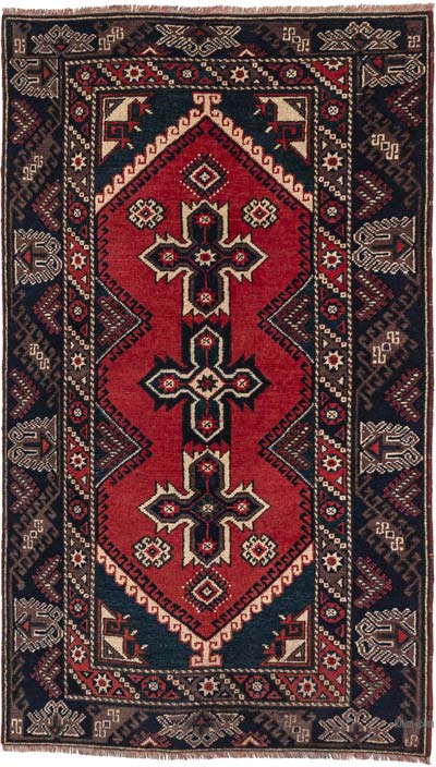 Vintage Turkish Hand-Knotted Rug - 3' 9" x 6' 4" (45" x 76")
