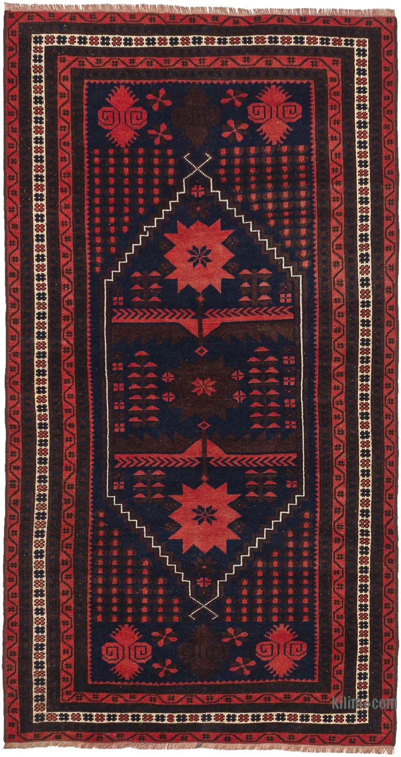 Vintage Turkish Hand-Knotted Rug - 3' 4" x 6' 3" (40" x 75") - K0083865