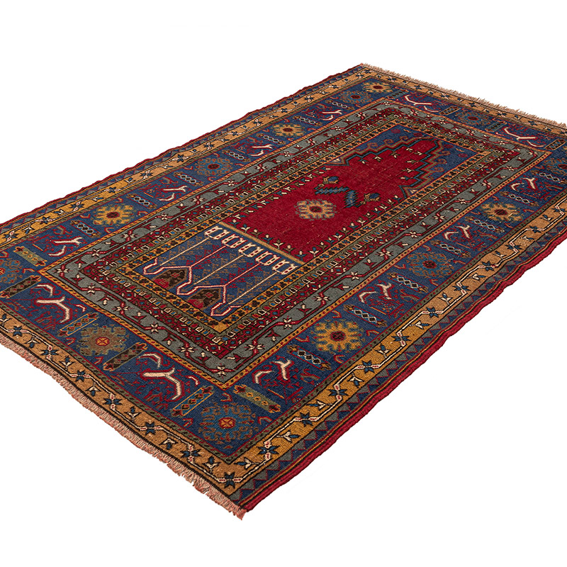El Dokuma Vintage Halı - 125 cm x 194 cm - K0083868