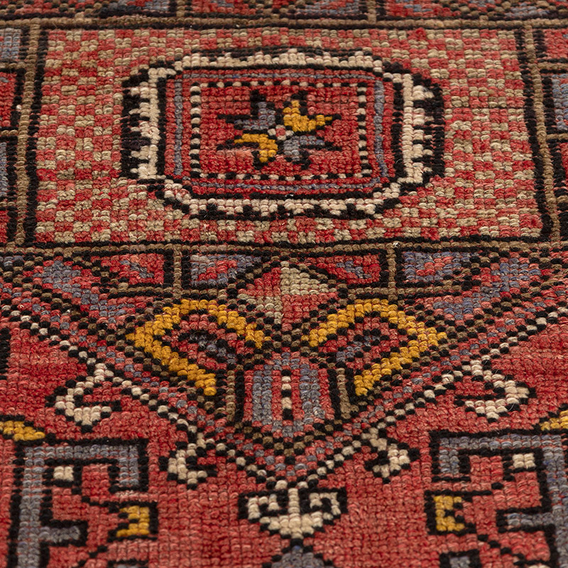 Alfombra Vintage Turca Anudada a Mano - 117 cm x 146 cm - K0083869
