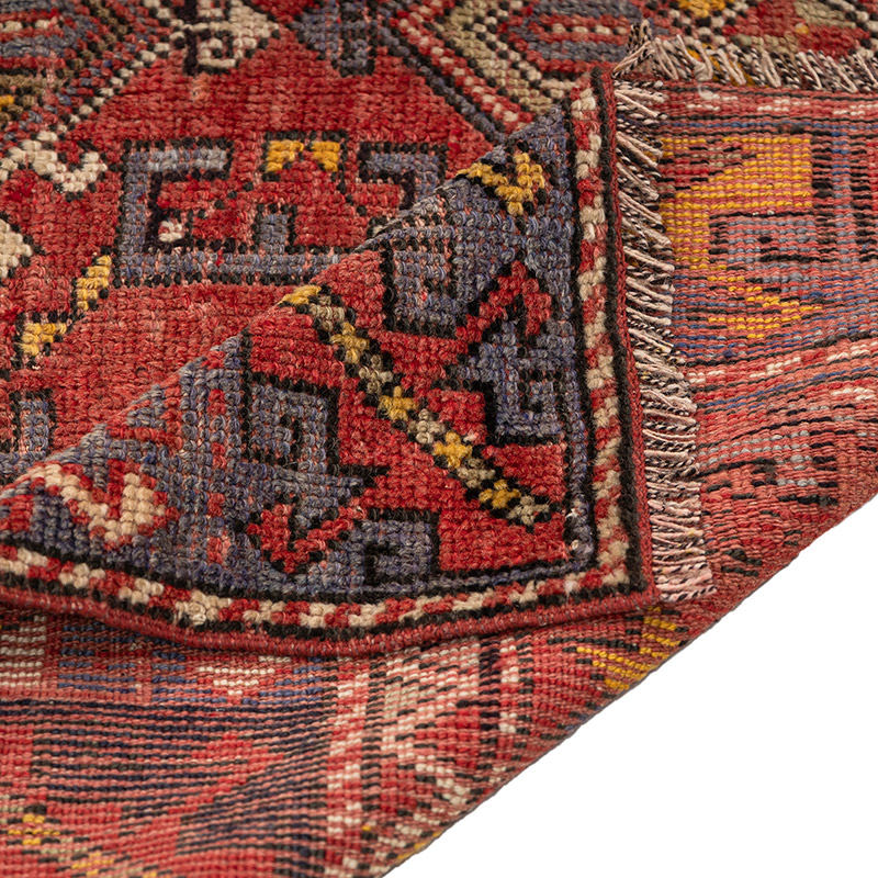 Alfombra Vintage Turca Anudada a Mano - 117 cm x 146 cm - K0083869