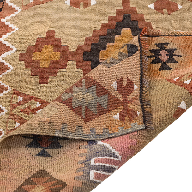 Vintage Sivas Kilim Rug - 3' 10" x 5' 9" (46" x 69") - K0083872
