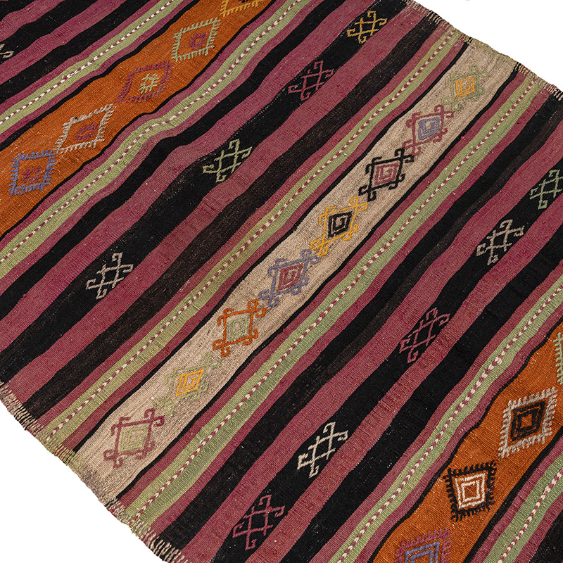 Corredor Sivas Afyon Kilim - 110 cm x 405 cm - K0083873