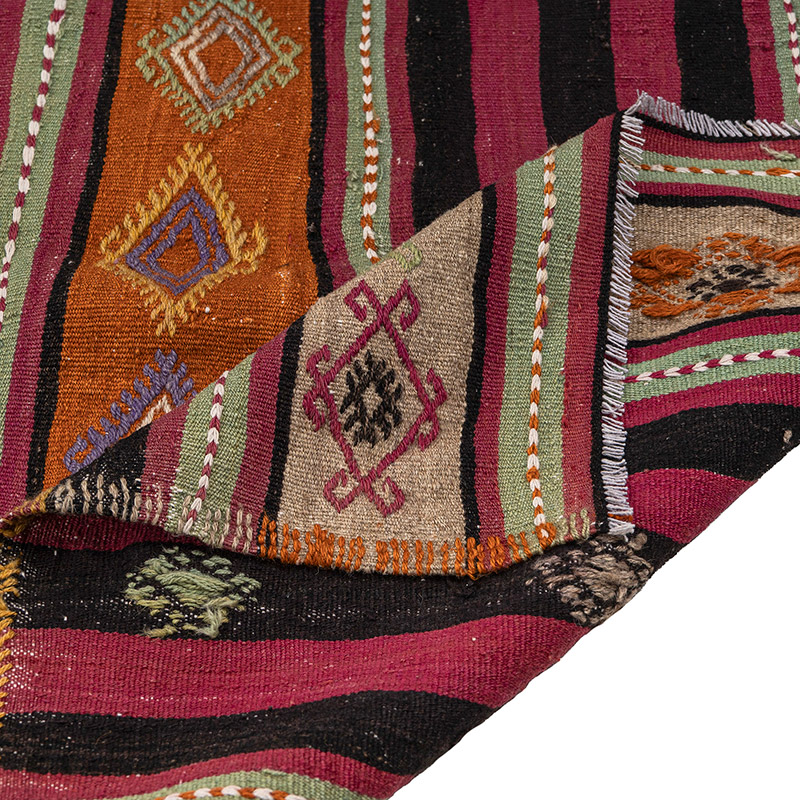 Corredor Sivas Afyon Kilim - 110 cm x 405 cm - K0083873