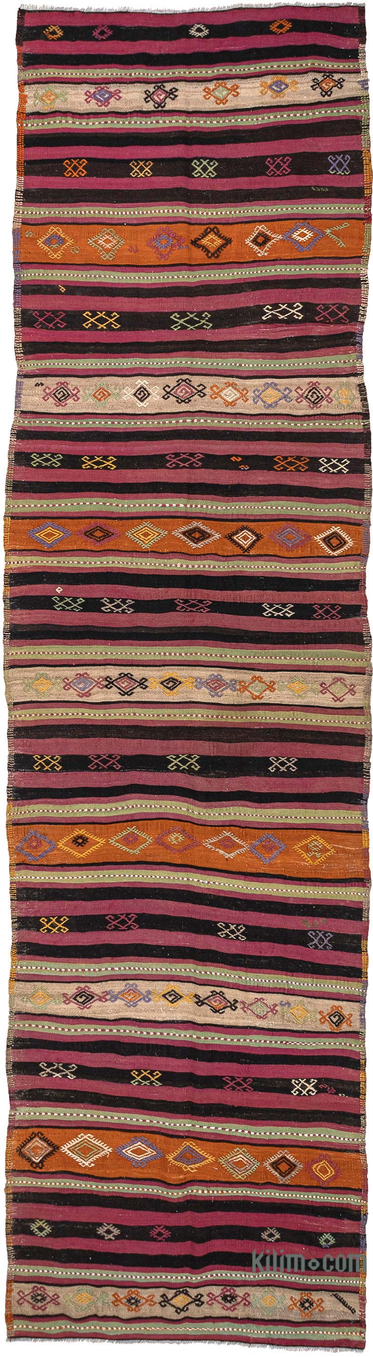 Corredor Sivas Afyon Kilim - 110 cm x 405 cm - K0083873