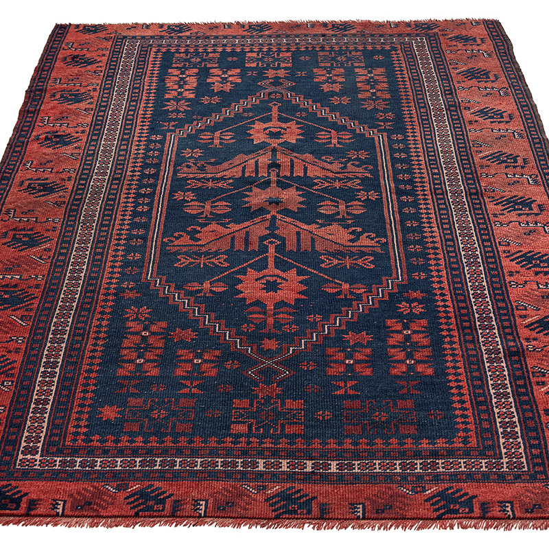 El Dokuma Vintage Halı - 117 cm x 177 cm - K0083877