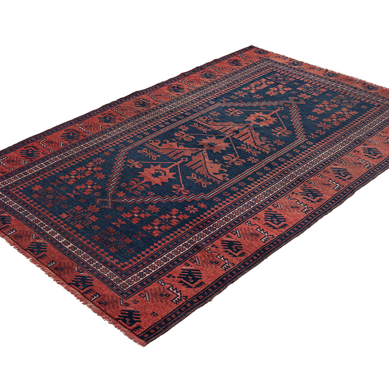 El Dokuma Vintage Halı - 117 cm x 177 cm - K0083877