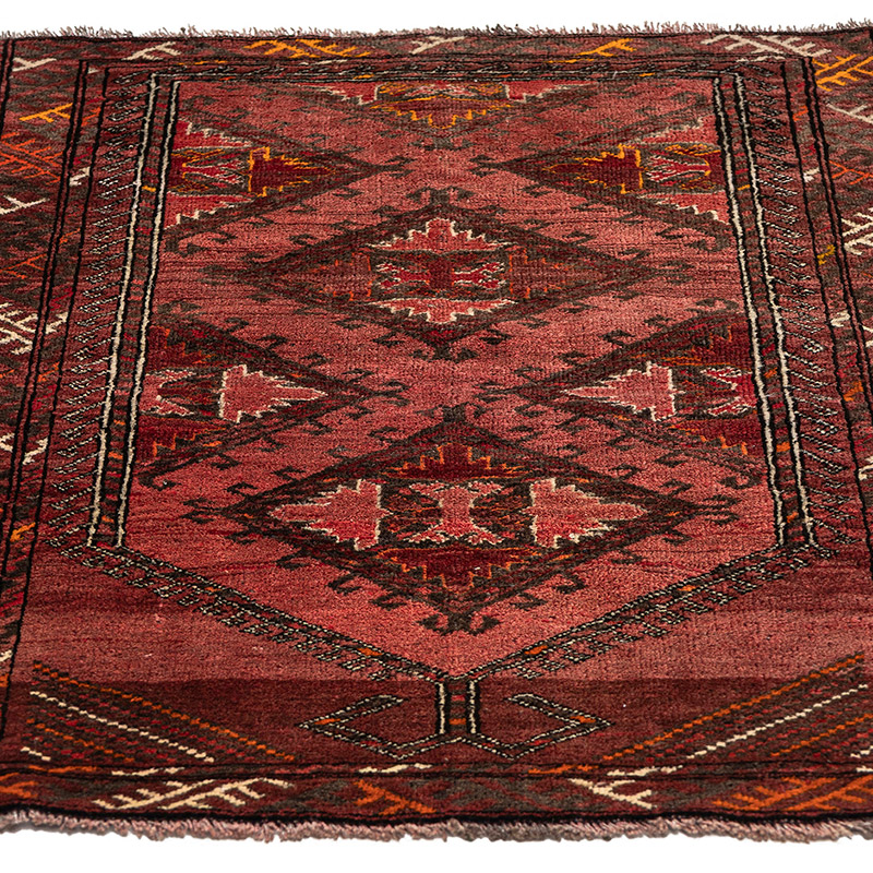 Alfombra Vintage Turca Anudada a Mano - 77 cm x 108 cm - K0083878