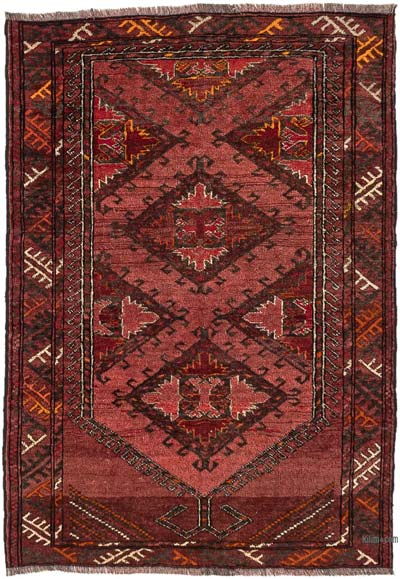 Vintage Turkish Hand-Knotted Rug - 2' 6" x 3' 7" (30" x 43")
