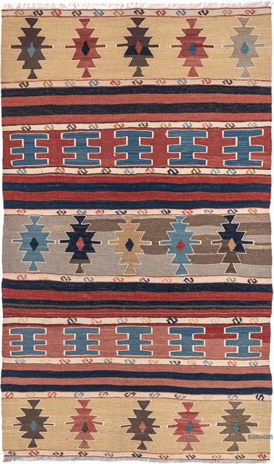 Alfombra Vintage Denizli Kilim - 105 cm x 176 cm