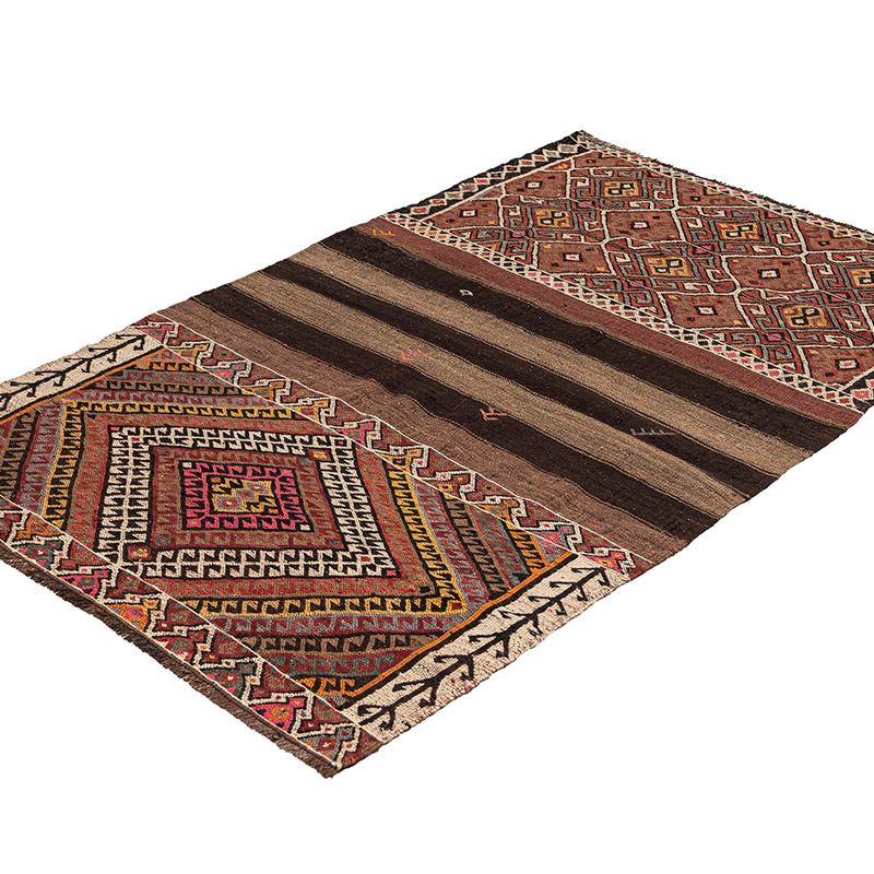 Vintage Bayburt Kilimi - 97 cm x 146 cm - K0083882