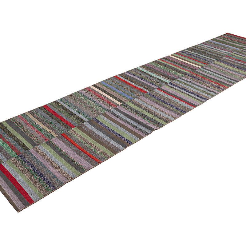 Vintage Turkish Pala Kilim (Chaput) - 2' 10" x 11' 4" (34" x 136") - K0083884