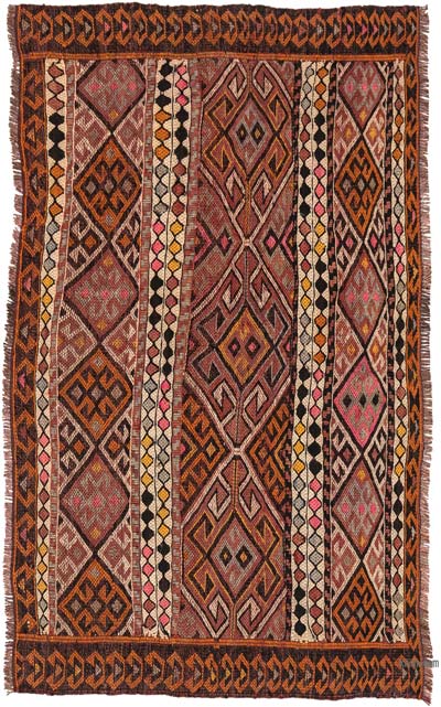 Vintage Bayburt Kilimi - 64 cm x 108 cm