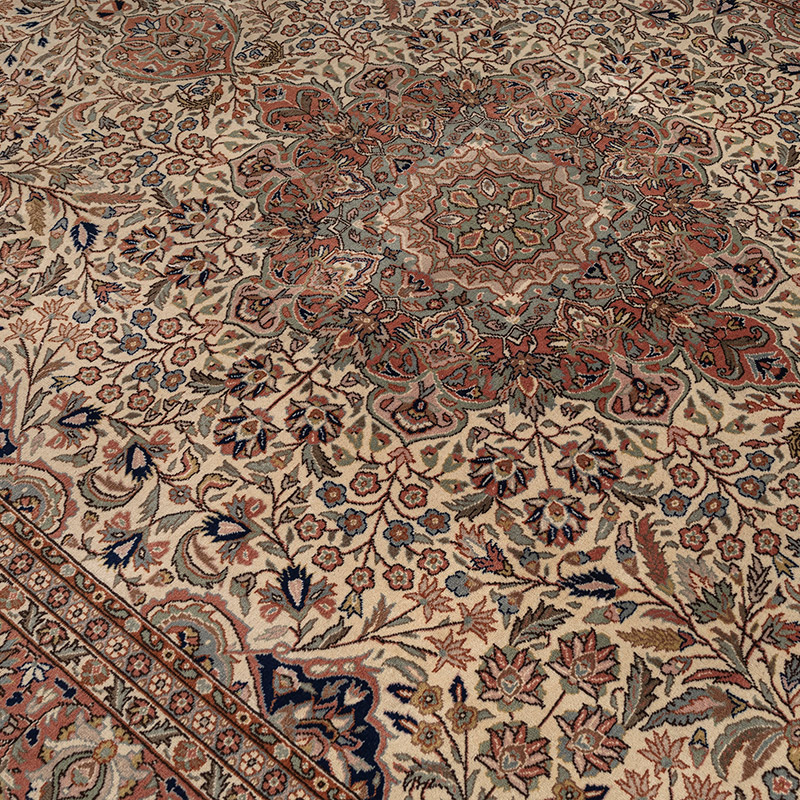 Alfombra Vintage Turca Anudada a Mano - 267 cm x 377 cm - K0083887
