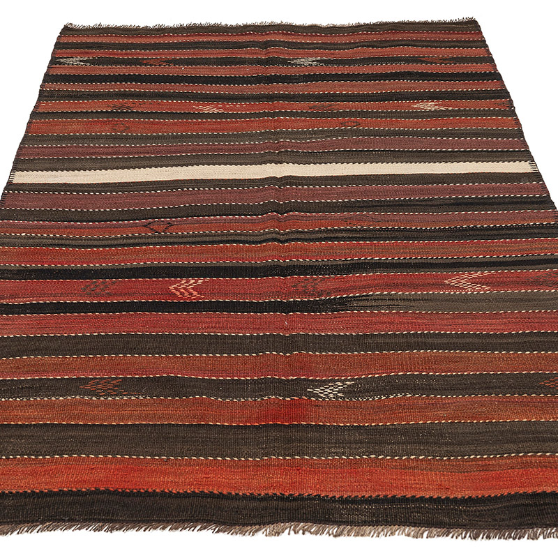 Vintage Kars Kilim Yolluk - 123 cm x 226 cm - K0083888