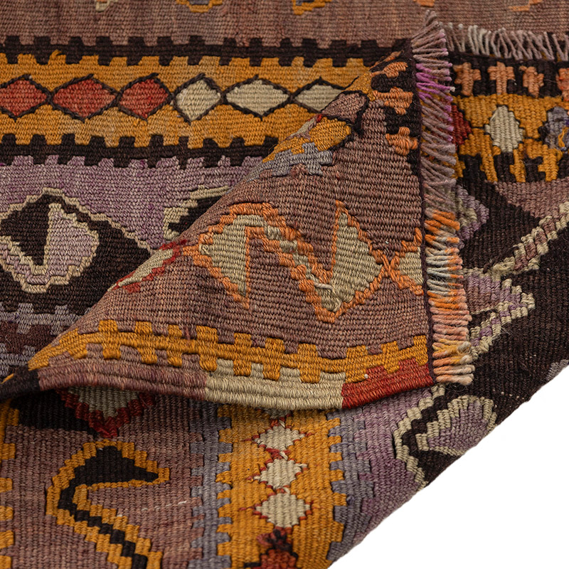 Vintage Kars Kilim Runner - 2' 2" x 13' 1" (26" x 157") - K0083889