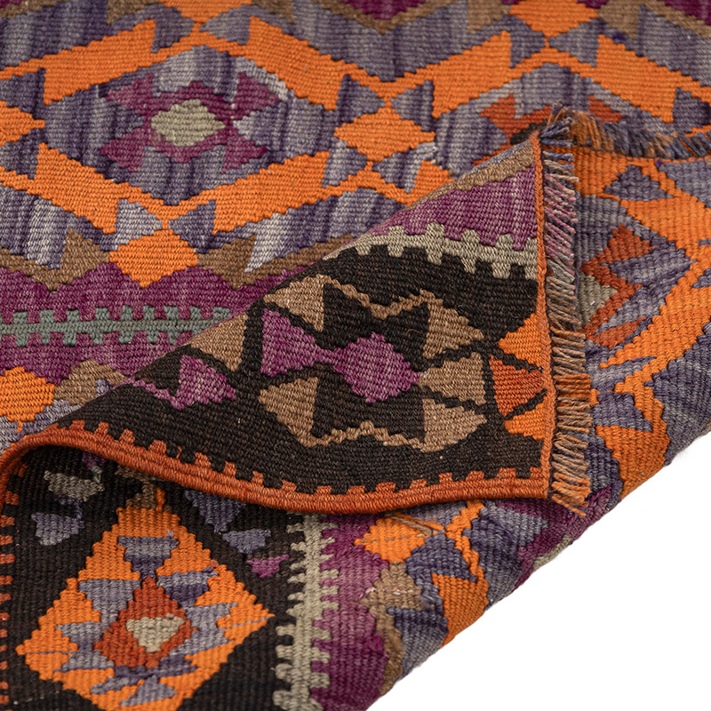Corredor Vintage Kars Kilim - 87 cm x 382 cm - K0083890