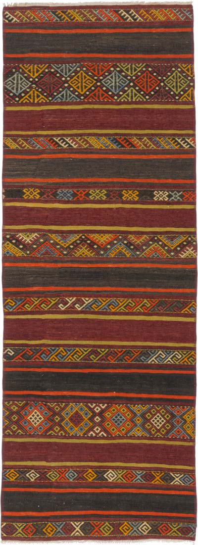 Vintage Sivas Kilim Runner - 2' 3" x 6' 2" (27" x 74")