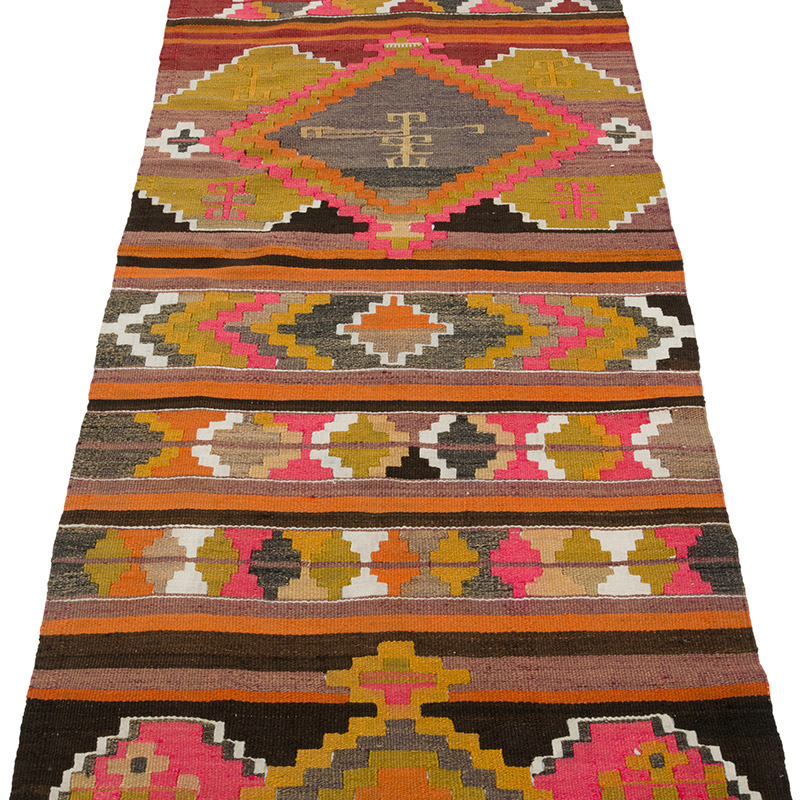 Corredor Vintage Puturge Kilim - 78 cm x 227 cm - K0083894