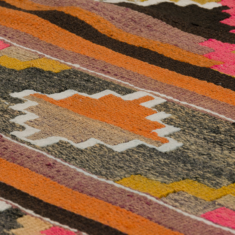 Corredor Vintage Puturge Kilim - 78 cm x 227 cm - K0083894