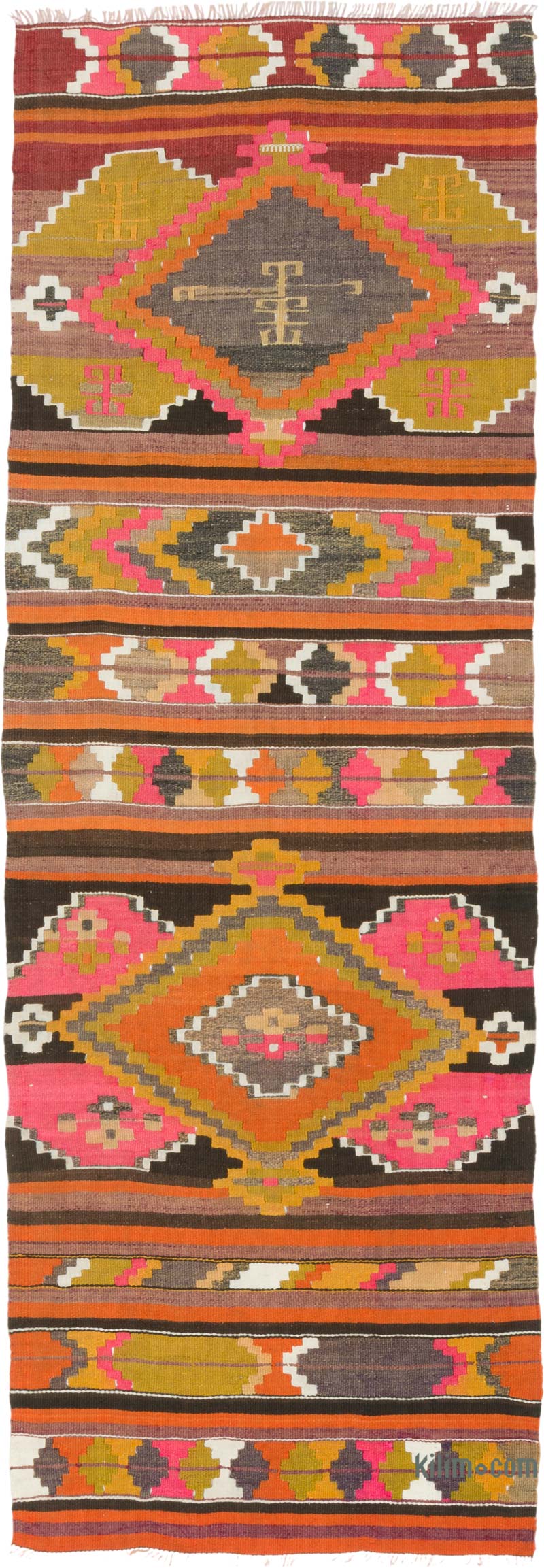 Corredor Vintage Puturge Kilim - 78 cm x 227 cm - K0083894